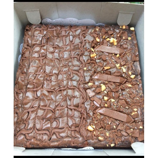 

brownies panggang lezat /brownies mix