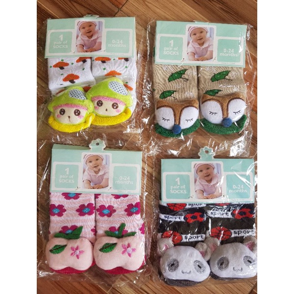 Kaos Kaki Bayi Boneka Krincing 0-2 Tahun / Kaos Kaki bayi Boneka Rattle