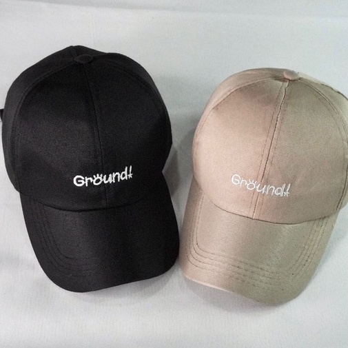Topi Pria Wanita COD Bordir GROUND Distro Dewasa