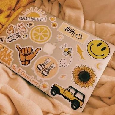 

£ [Isi 50] Sticker Aesthetic Band Hype Case Hp Laptop レ