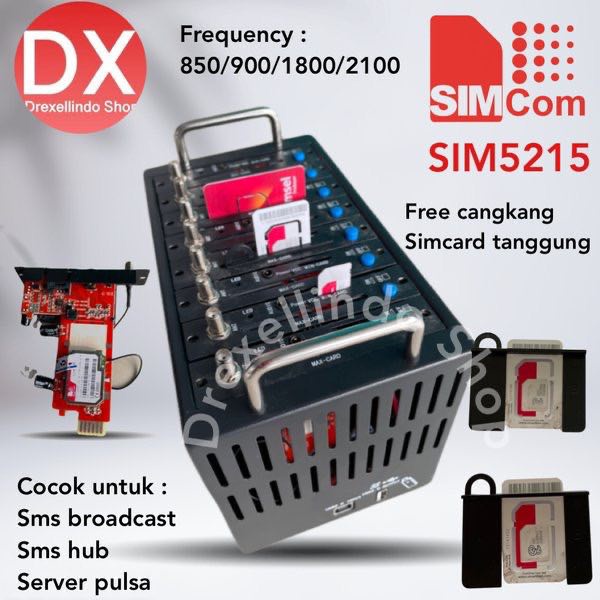 Konector maxcard cangkang simcard tanggung modem pool
