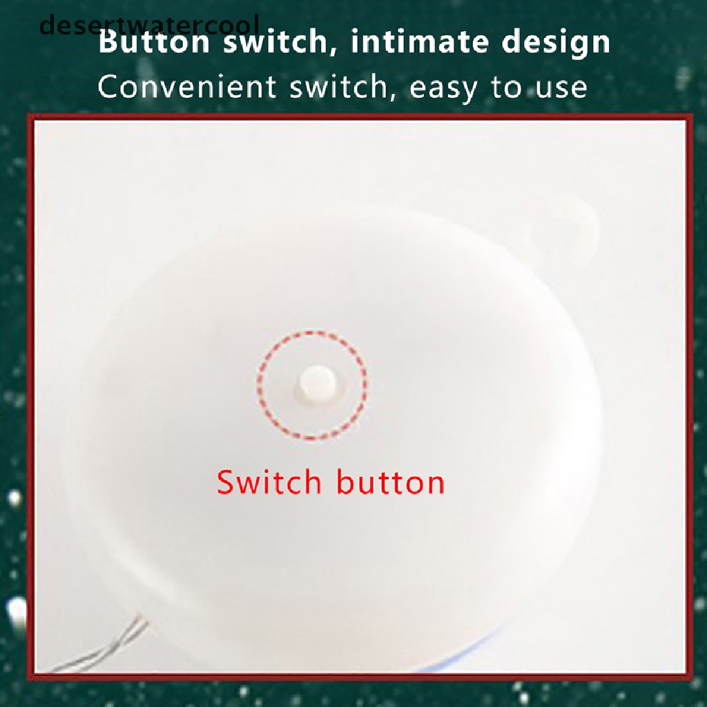 Deid 2023 Lampu Gantung LED Dengan Suction Cup Untuk Dekorasi Pohon Natal / Tahun Baru Martijn