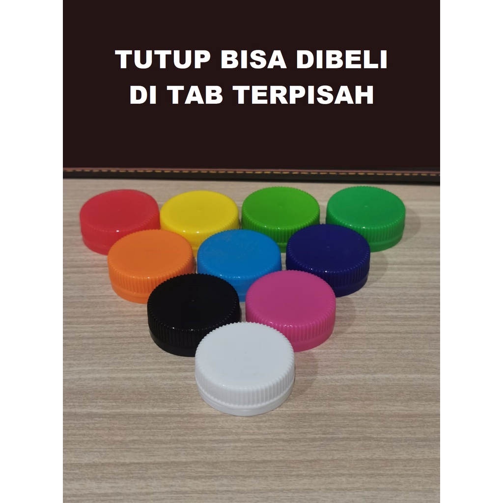 Sedia Segel Plastik - BOTOL SAJA - Botol Plastik zam 60 ml 60ml 80 ml 80ml 100 ml 100ml 120 120ml / Botol Jelly / Botol Zam Zam SN Tebal