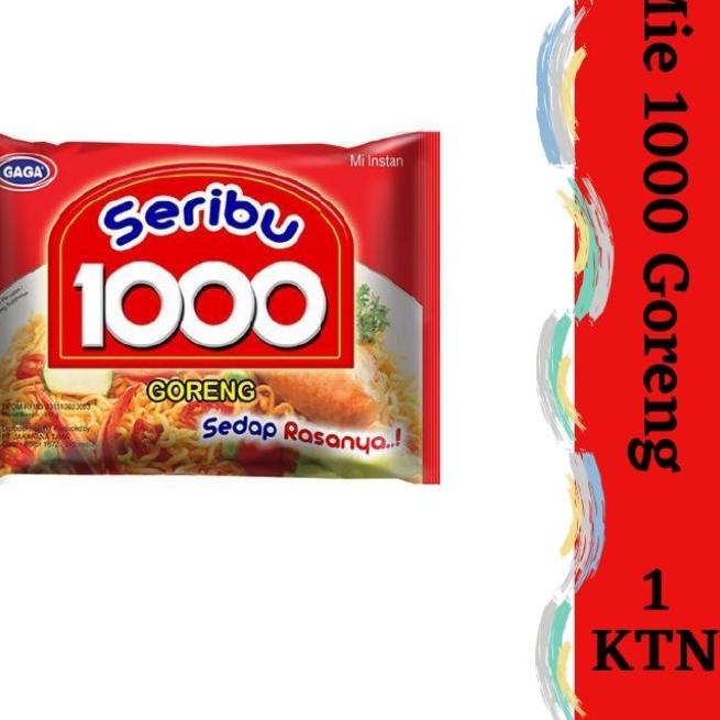 

GAGA 1000 Goreng Spesial 50g (1 dus = 40 pcs)