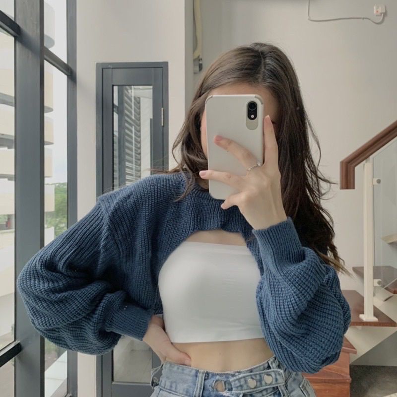 CROPTOP RIB BOLERO SECER PREMIUM