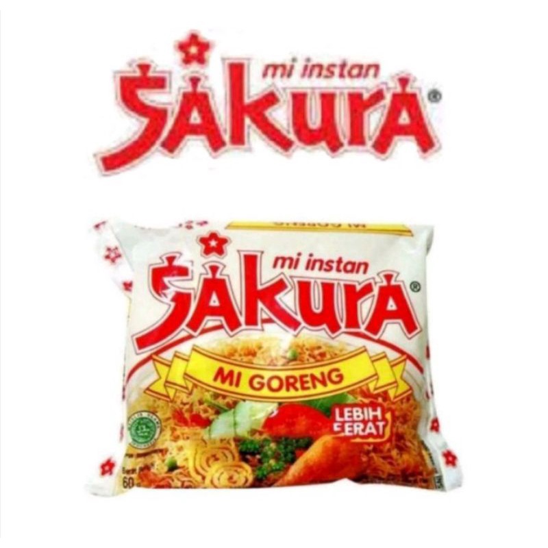 

Mie Goreng Sakura 5's x 60gr - Mi Instan