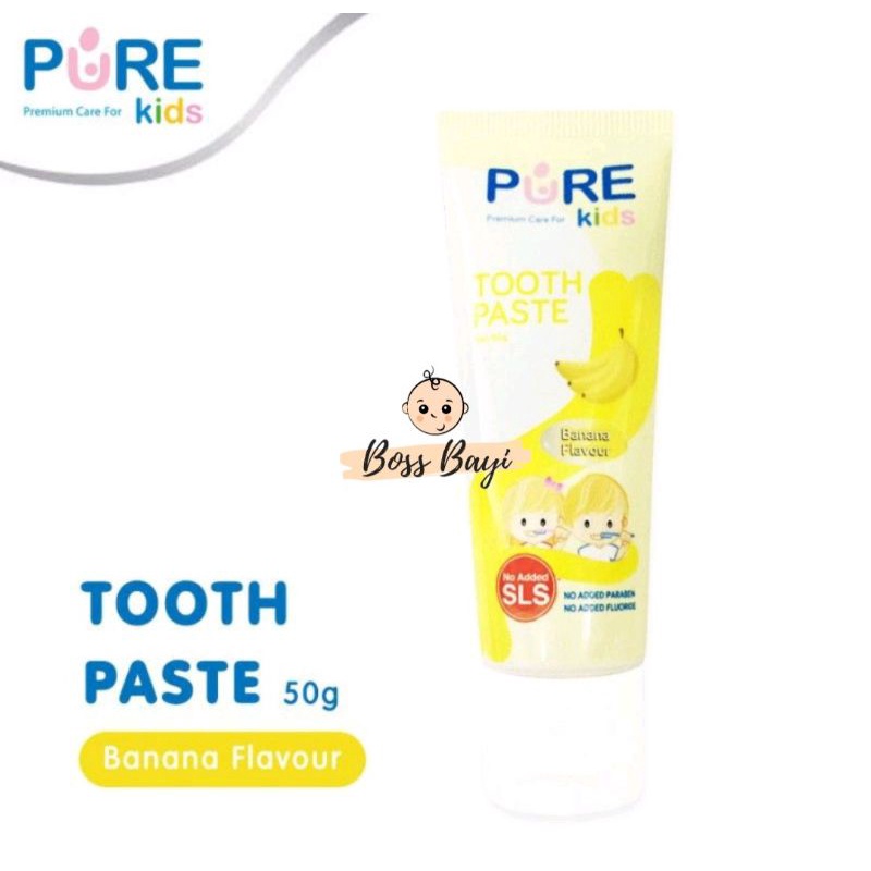 PUREKids Toothpaste 50g / Pasta Gigi Bayi Anak