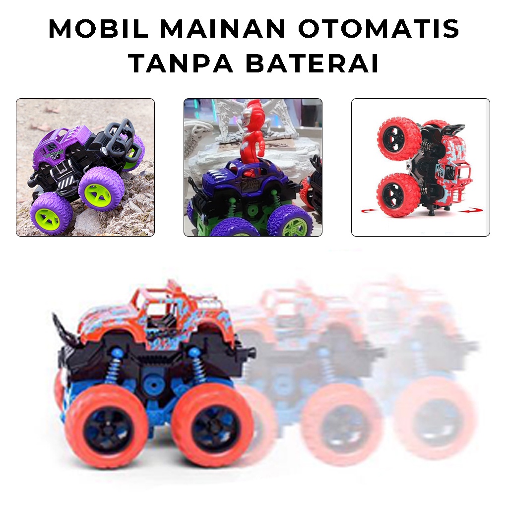 Mobil Mainan Anak Monster Zap Intertial Bigfoot Mobil Jeep offroad Mini Truck Car Jip Toys |GROSIRXPRESS