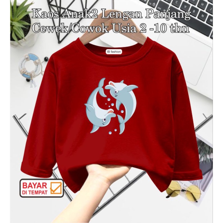 ((IB))KAOS ANAK UNISEX PANJANG/LUMBA2 DIGITAL SABLON