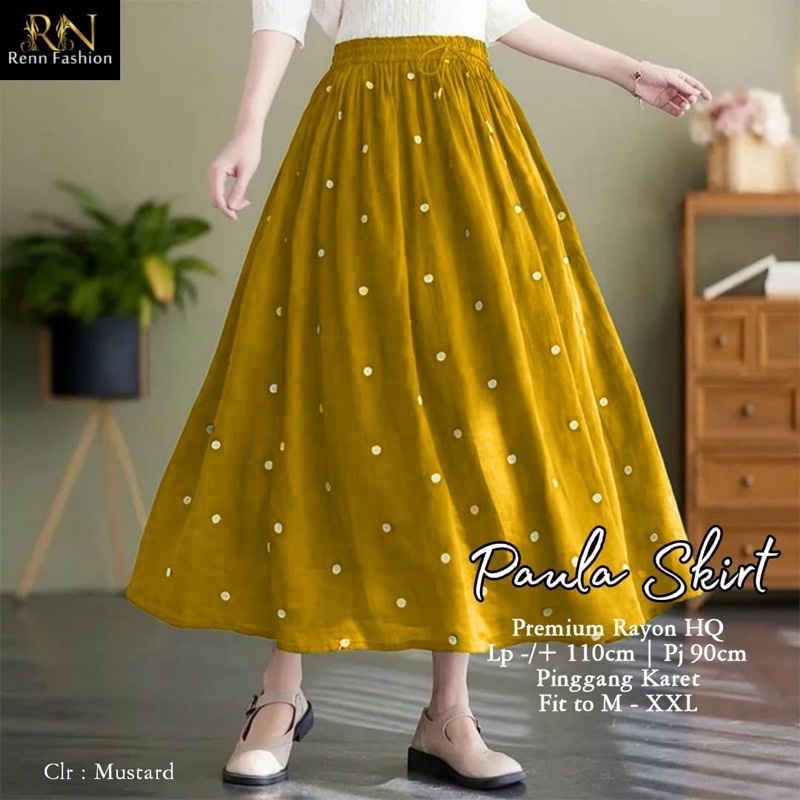ROK POLKADOT // ROK PAYUNG // ROK RAYON PREMIUM