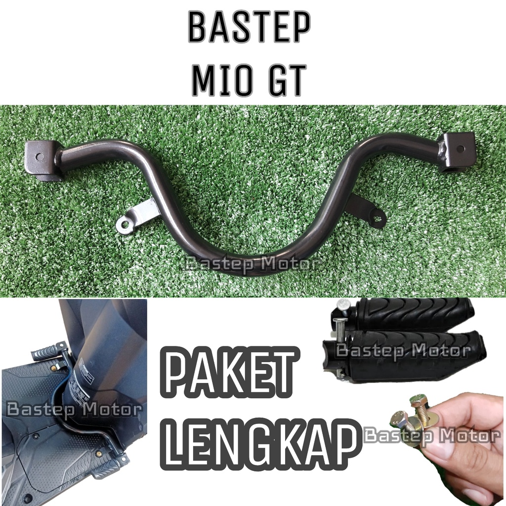 BASTEP FOOTSTEP PIJAKAN KAKI DEPAN MOTOR YAMAHA MIO GT LENGKAP