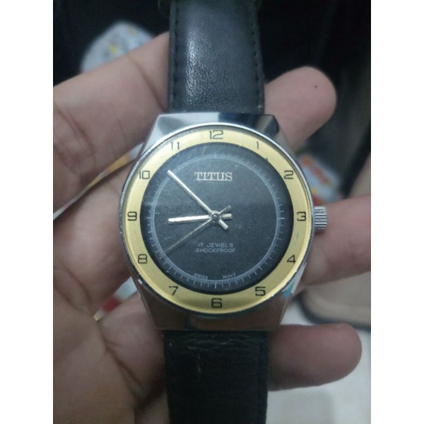 jam tangan titus swiss movt jadul vintage