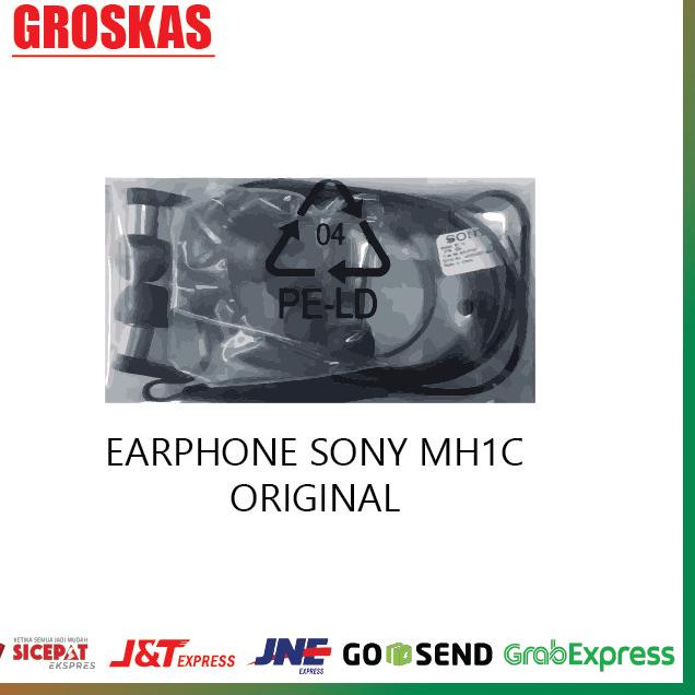 Earphone SONY LifeSound Hi-Fi Stereo Headset MH1c - Hitam