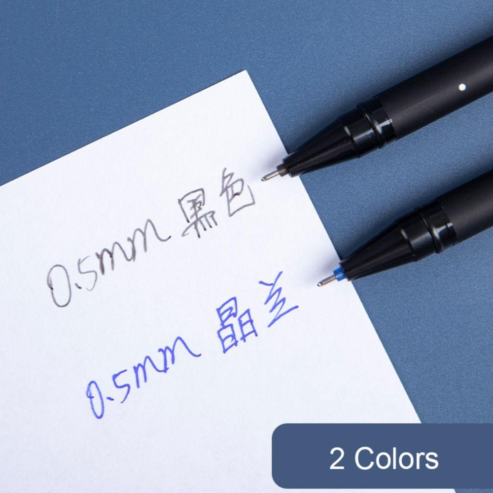 Preva 12PCS/Set Gel Pen Hadiah Siswa Tinta Hitam/Biru 0.5mm Pena Dihapus