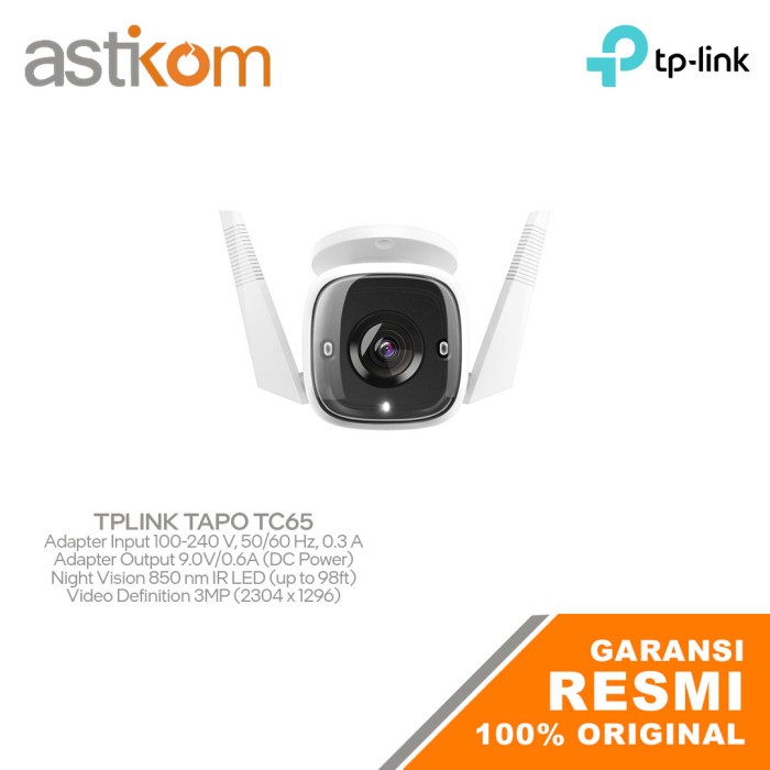 TP-Link CCTV TAPO TC65 Outdoor Security Wi-Fi Camera