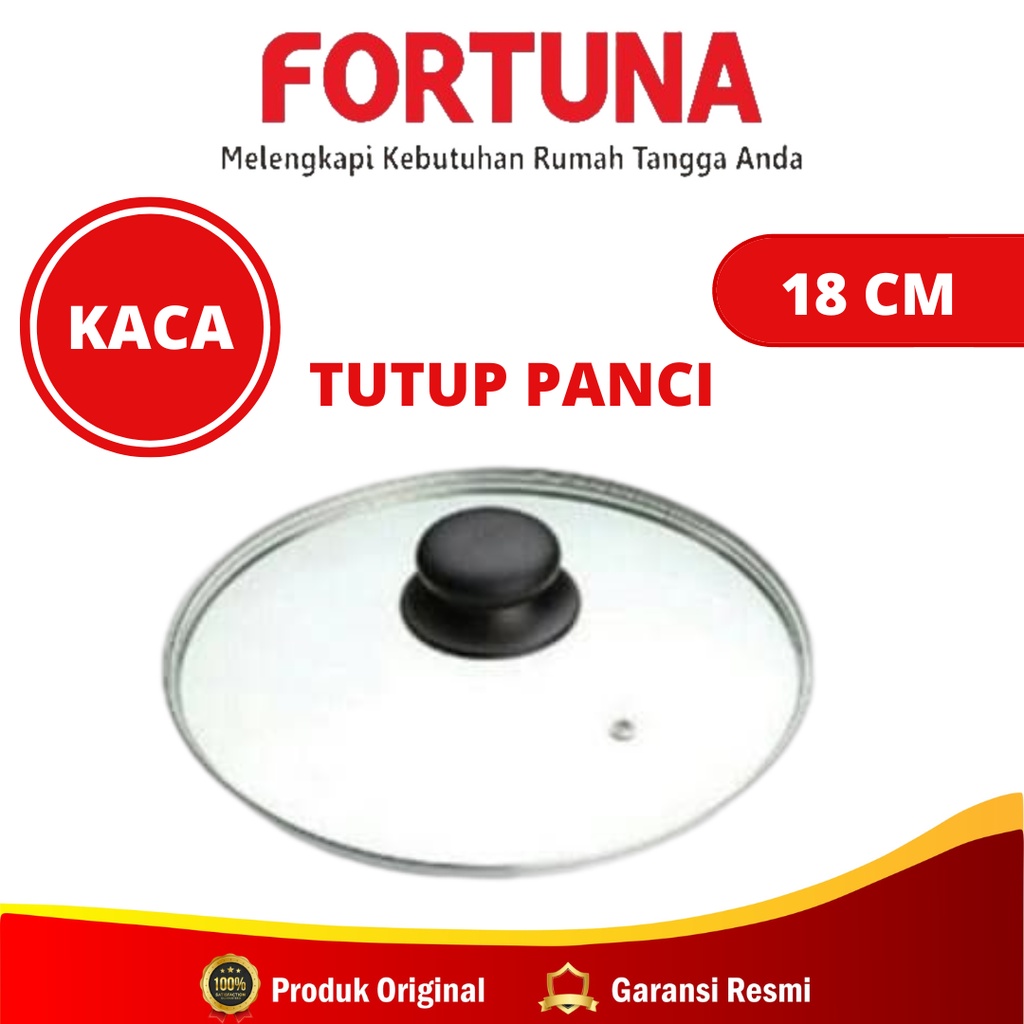 Tutup Kaca 18cm / Tutup Panci