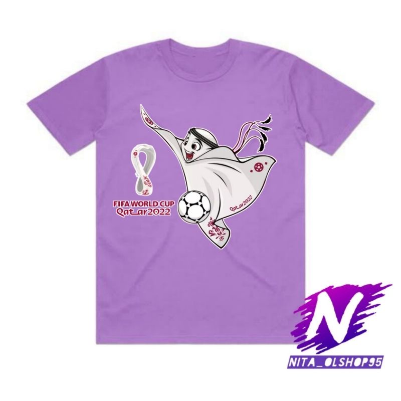 baju anak kaos anak qatar piala dunia 2022