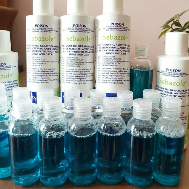 SEBAZOLE 50 ML SHAMPO KUCING ANJING SEBAZOLE SHAMPO R KUTU