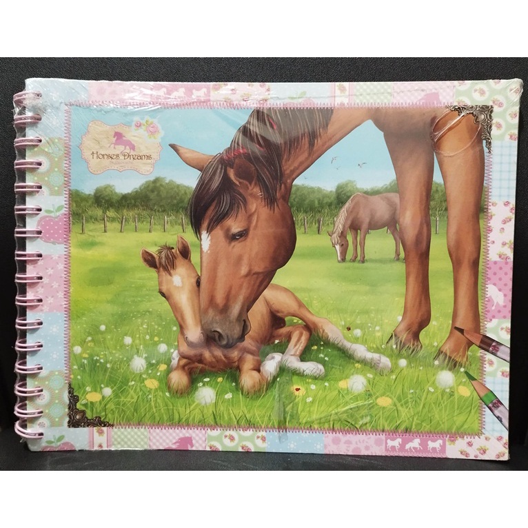 

Colouring Book Creative Studio Horses Dreams by Despasche