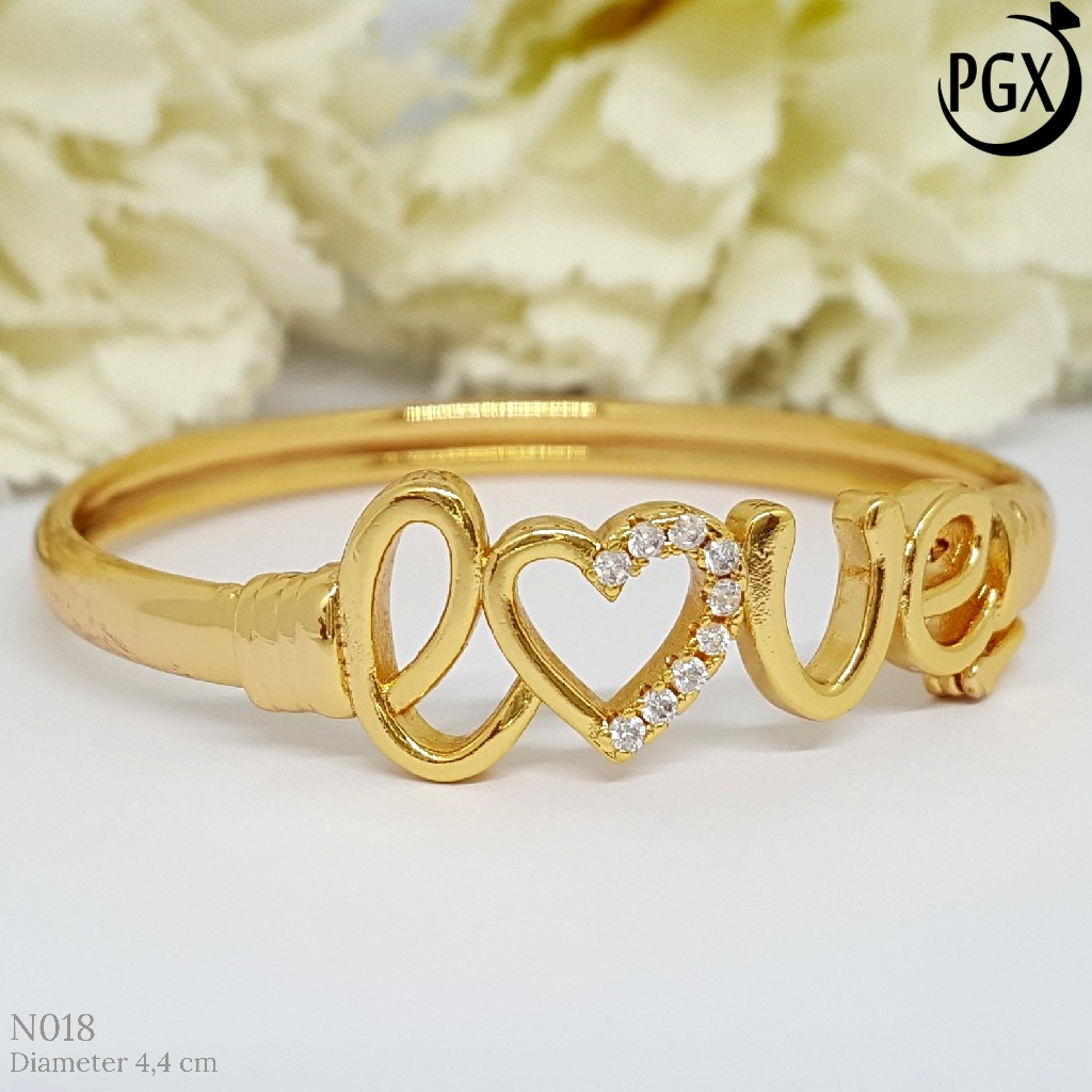 PGX Gelang Anak Xuping Aksesoris Perhiasan Bangle Bangkok Lapis Emas Premium - N018