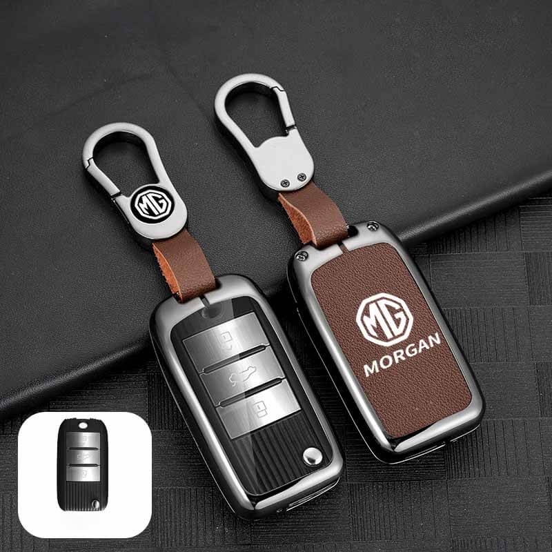 [Available] Zinc Alloy Car Key Case Cover For MG6 Mg ZS Hsezs MG5 GT HS GS Car-Styling Holder Shell Keychain Protection