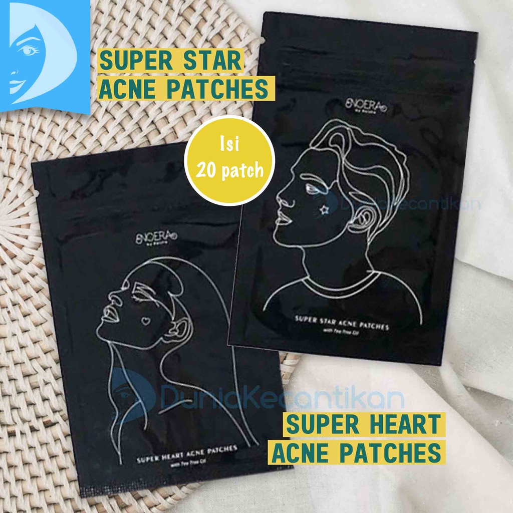 Noera Acne Patches Super Star Stiker Jerawat Acne Pimple Patch Plester Jerawat Acne Patch Super Heart