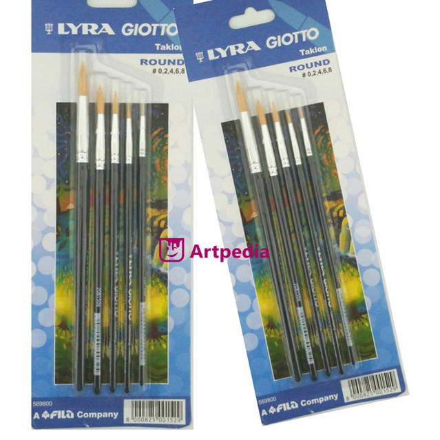 

LYRA ART BRUSH SET ROUND / KUAS BULAT SET