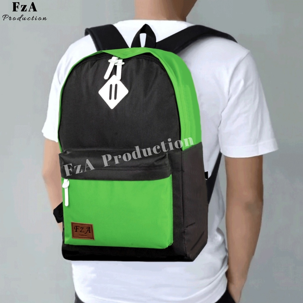 Big Promo..Tas Ransel Distro sekolah kuliah Kerja Pria Wanita Tas Ransel Laptop Original - FzA FREE Sako walet HP