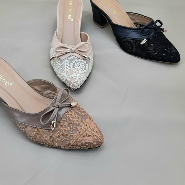 GILARDINO HEELS 5CM BURKAT LESHA 05 - Hitam, 38