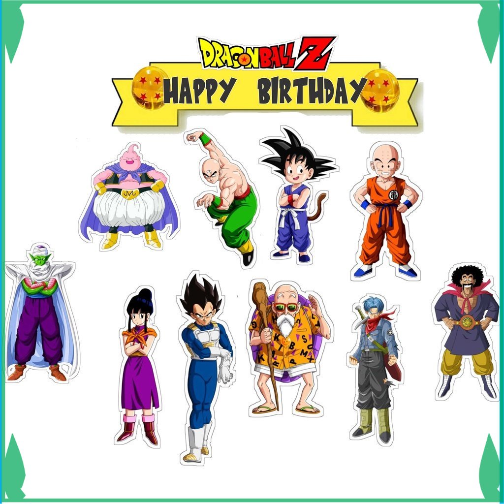 

TOPER KUE TOPPER CAKE ULANG TAHUN / HIASAN KUE DRAGON BALL FADHILSOUVENIR