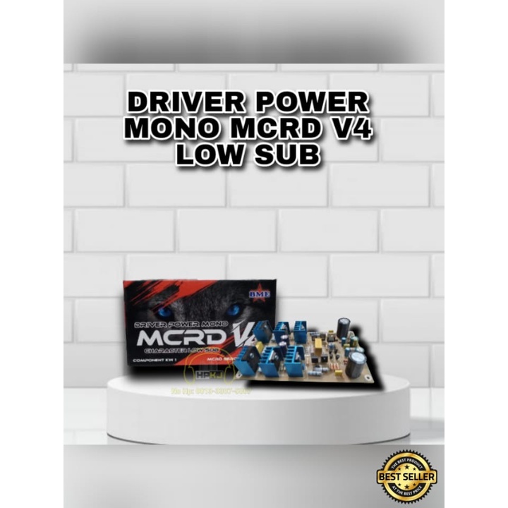 KIT DRIVER POWER MONO MCRD V4 BME LOW SUB Driver power mcrd v4 BME