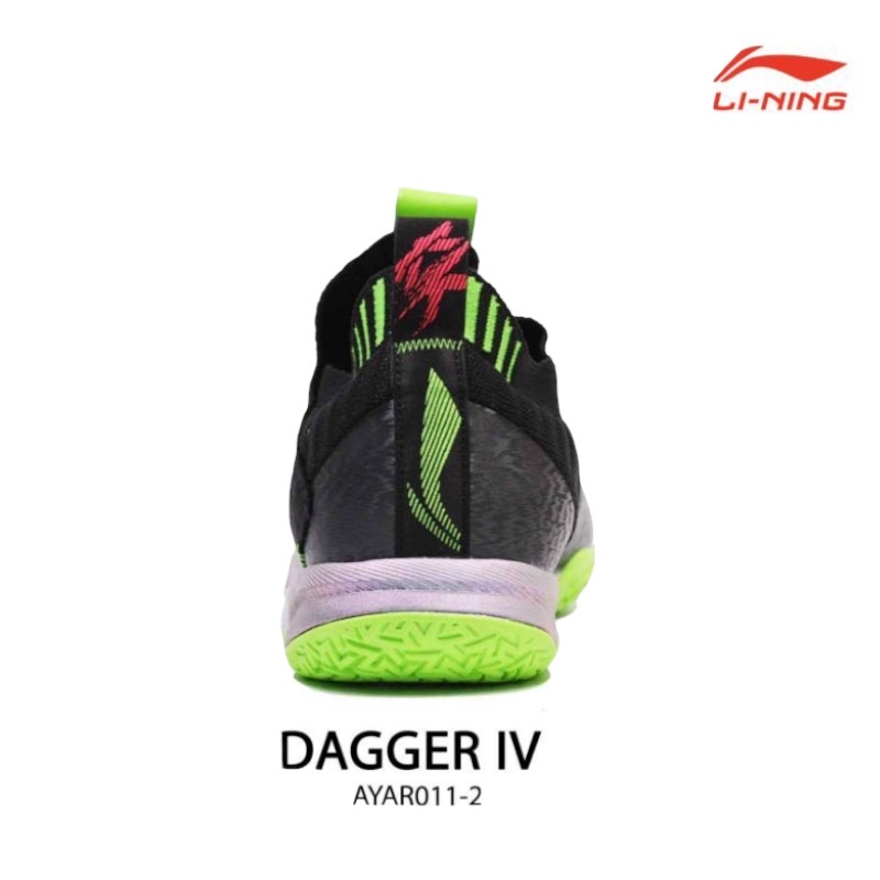 New Sepatu Badminton Lining Dagger IV AYAR011 White New Sepatu Badminton Lining Dagger IV AYAR011 Black Size 42