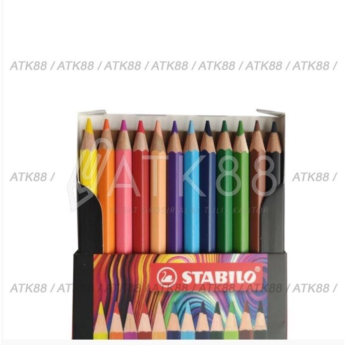 

Stabilo Pensil Warna Swans Arty 12 Colored Pencil Best Seller