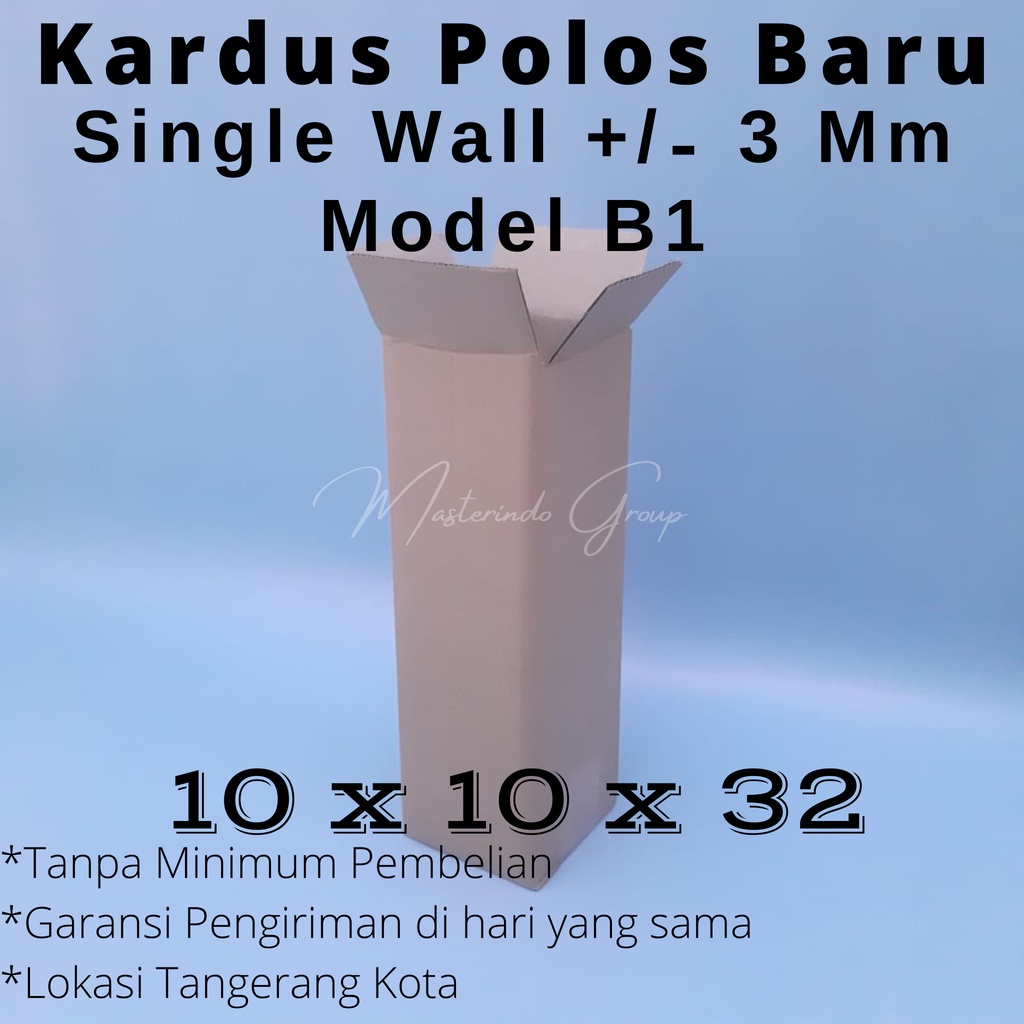 

kardus polos 10x10x32 cm