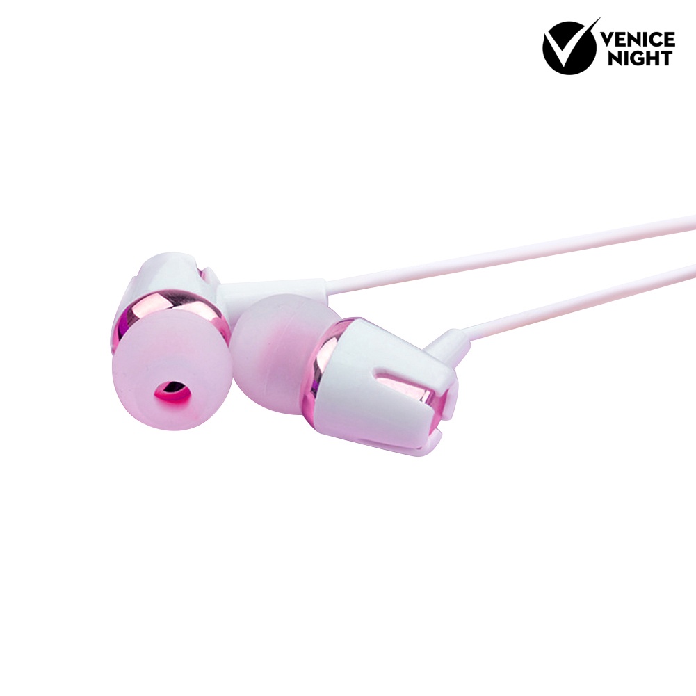 (VNEP) (Berkabel) Universal Kebisingan Membatalkan Stereo In-ear Earphone Headset Telepon dengan Mic