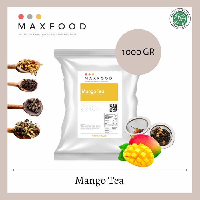 

[1KG] BUBUK MINUMAN TEH RASA MANGGA / PREMIX MANGO TEA