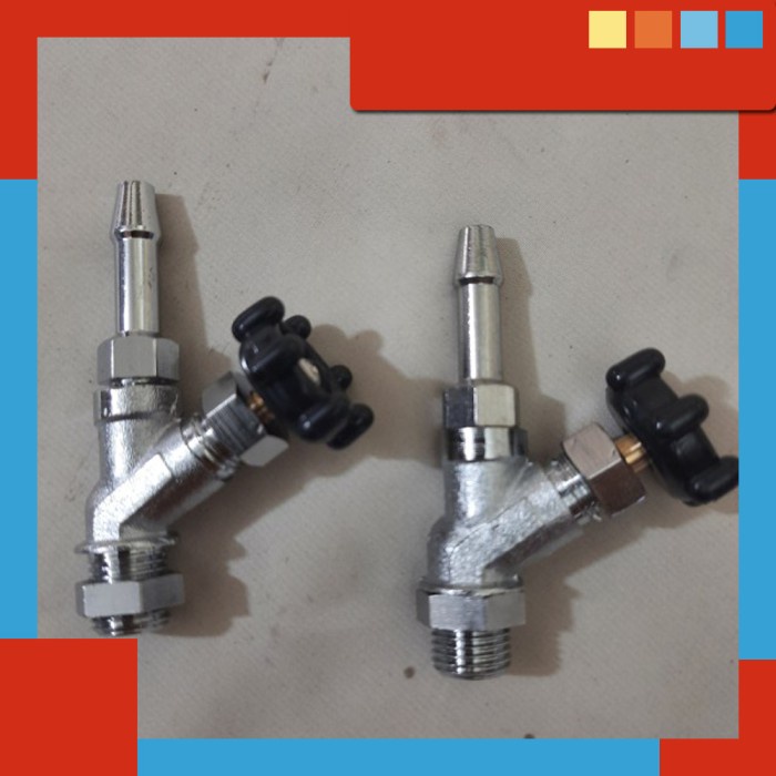 AKPA Kran Kepala Setrika Keran Strika Uap Pembuangan Air Silver Star