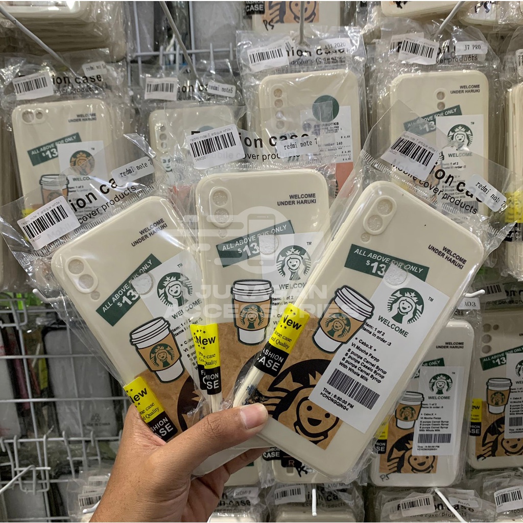 CASE MOTIF STARBUCKS STARBAK STARBUK KEKINIAN XIAOMI REDMI NOTE 2/3/4/4X/5A/5/5 PRO/6/6 PRO