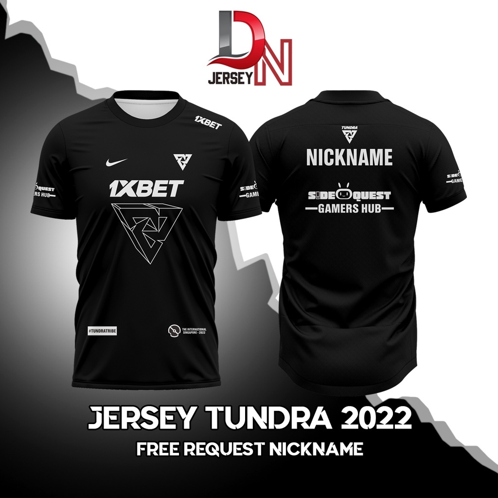 JERSEY Baju Kaos TUNDRA ESPORTS 2022 Ti11 Dota 2 free request nickname