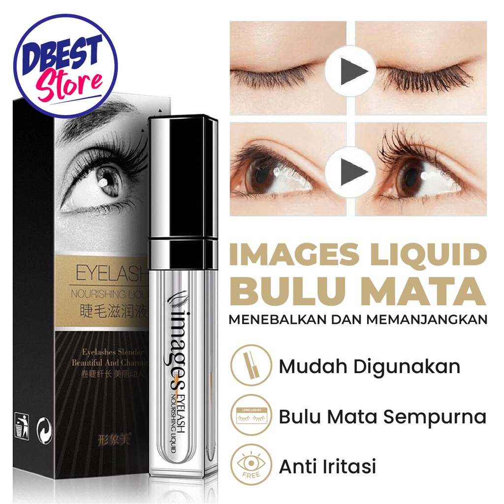 TERBARU Serum Pemanjang Penumbuh Penebal Bulu Mata IMAGES Eyelash Nourishing Liquid