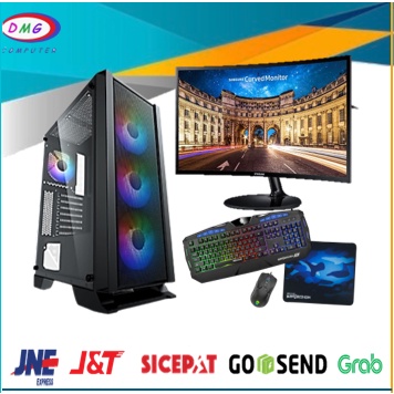 PC Gaming Lengkap Intel Core I7 2600 RAM 16GB VGA 2GB DDR5 Include 24 Inch Samsung SSD 120GB