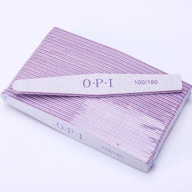 OPI Nail Grit Pengasah Kuku / Buffer Sanding 100/180 / Alat Kikir Kuku / Buffer Kuku