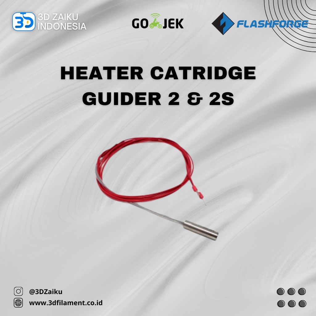 Original Flashforge Guider 2 and 2S High Temperature Heater Catridge