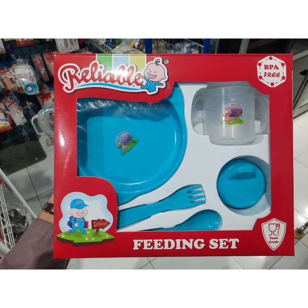 RELIABLE FEEDING SET FS-5002 / Tempat Makan Bayi