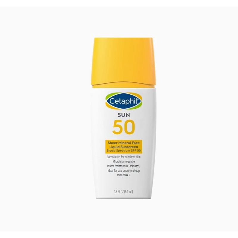 Cetaphil Sheer Mineral Liquid Sunscreen SPF 50 isi 50 ML