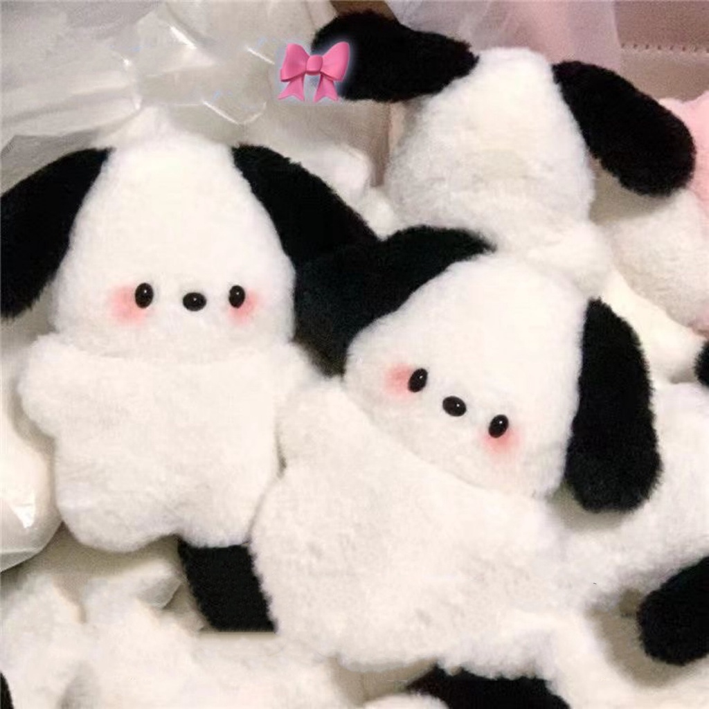5/12Cm Plush Boneka Gantungan Kunci Lucu Blush Puppy Boneka Dilepas Syal Kartun Boneka Tas Liontin untuk Anak-anak teman Hadiah Liburan