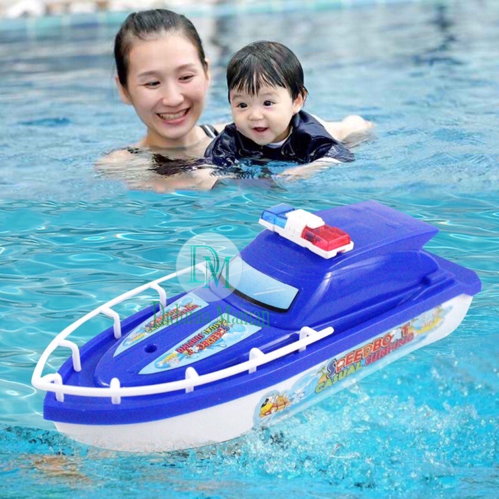 Mainan anak perahu air laut kapal pesiar speed boat casual surfing