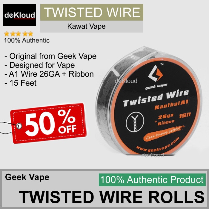 Original Geekvapez TWISTEDx KANTAL A1 Wire Roll | 26 | kawat k0il roll