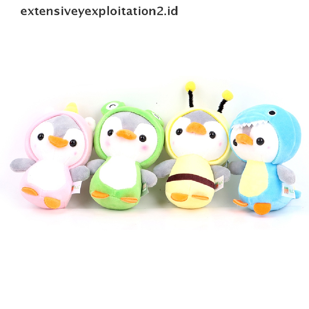 Mainan Gantungan Kunci Boneka Penguin Mini 12CM Bahan Plush Untuk Hadiah Anak
