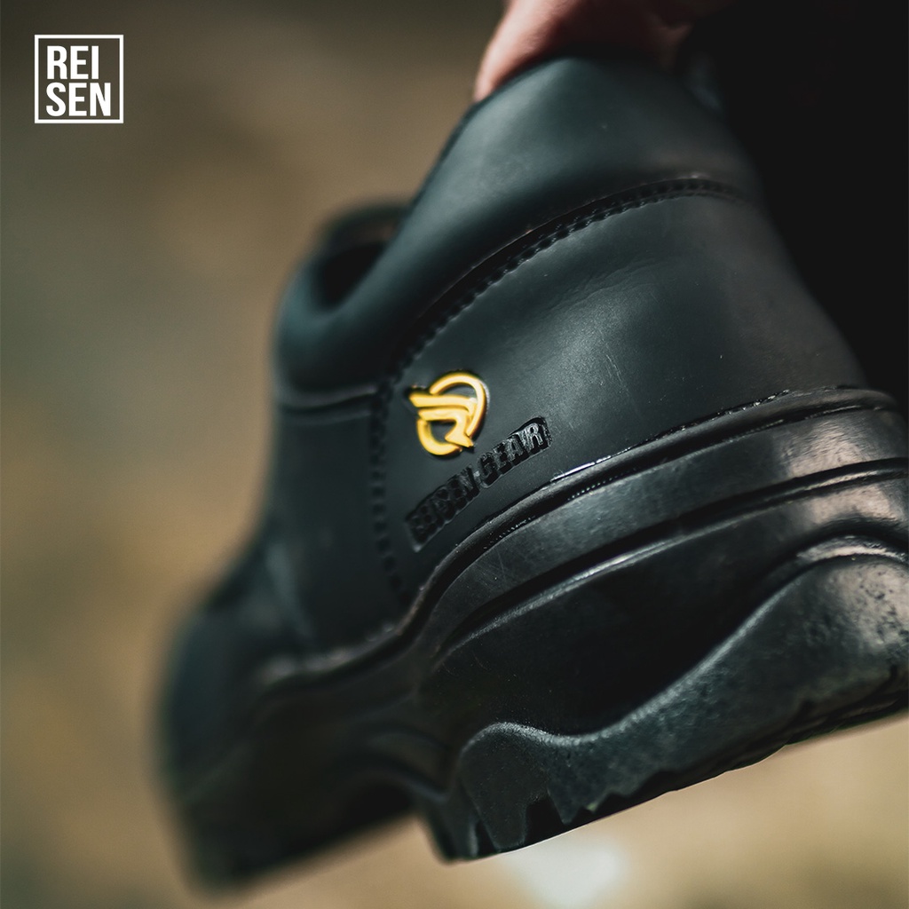REISEN GEAR - STANDARD TALI | SEPATU SAFETY STANDARD DENGAN TALI PERLINDUNGAN SEPATU UJUNG BESI SAFETY SHOES PABRIK ORIGINAL ANTI SLIP UJUNG BESI ANTI TUSUKAN PAKU